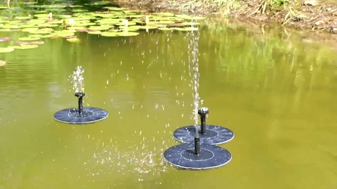 Solarbetriebene Springbrunnenpumpe