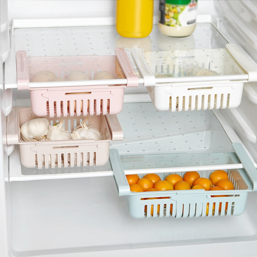 Verstellbarer Organizer für den Kühlschrank