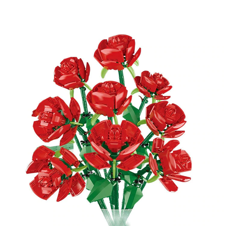 BlüteBuildz™ - LEGO Blumenstrauß-Set
